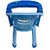 Manav Enterprises Feeding Chair With Table Plastic Chair (Finish Color - Blue, Pre-Assembled)