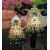 Green CZ Monalisa Stones with Precious Pearls Jhumki Earrings Set