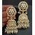Indian Bollywood Celebrity Style CZ Pearls Huge Jhumka Earrings Set