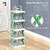 Manav Enterprises Can Kitchen Rack Plastic 6 Layer Shoe Rack For Bedroom