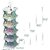 Manav Enterprises Can Kitchen Rack Plastic 6 Layer Shoe Rack For Bedroom