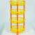 Manav Enterprises Fruits/Vegetables Kitchen Rack Plastic Multi Purpose Plastic Storage Rack 4 Shelfs Round Shape