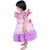 Party wear layered dress for Girls Multicolor