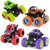Manav Enterprises Mini Monster Trucks Friction Powered Cars For Kids (Multicolor, Pack Of 4)