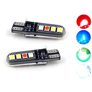                       Sunriders  4 SMD Multicolor led Parking bulb set of 2 for all Motorcylces and Cars                                              