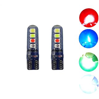                       Sunriders  4 SMD Multicolor led Parking bulb set of 2 for all Motorcylces and Cars                                              