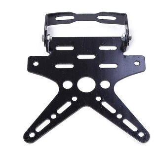                       Sunriders Adjustable Tail Tidy Number Plate Holder/License Plate Holder Bracket for Yamaha R15 V3 Black                                              