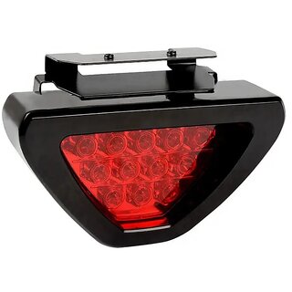                       Sunriders Car Brake Light Triangle Rear Tail Brake Lamp 12V Universal Fit for All Cars (Red)                                              