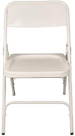 Trendy Folding Chair for Home/Study Chair and Restaurant Chair (White)