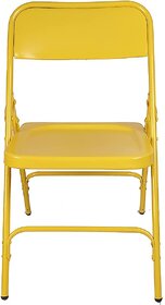 Trendy Folding Chair for Home/Study Chair and Restaurant Chair (Yellow)