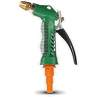                       YRC Multipurpose Plastic Trigger and Brass Nozzle High Pressure Water Spray Gun for Car /Bike/Plants - Gardening Washing Gun                                              