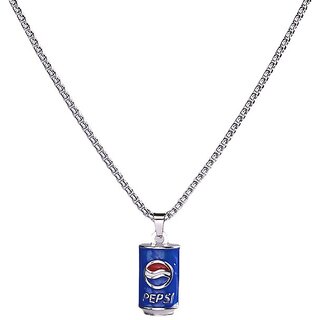 Pepsi Design Pendant with Silver Chain Pepsi Design Pendant with Silver Chain