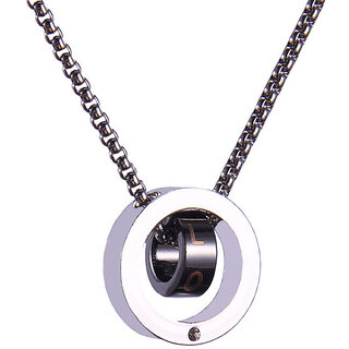                       Circular Pendant with Chain                                              