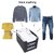 Pack of 2 GR Art &Craft Non Woven Shirt Stacker/Shirt Organizer/Wardrobe Organizer/Cloth Organizer/Cloth Cover