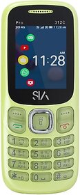 Sia Pro 312C (Dual Sim, 4.5 Cm (1.77 Inch) Display, 1050 Mah Battery, Dark Green)