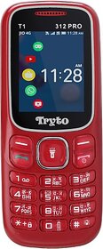 Tryto T1 312Pro (Dual Sim, 4.57 Cm (1.8 Inch) Display, 1000 Mah Battery, Red)