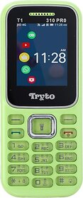 Tryto T1 310Pro (Dual Sim, 4.57 Cm (1.8 Inch) Display, 1000 Mah Battery, Green)