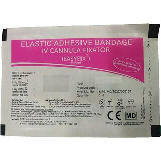                       Easy fix IV cannula fixator adhesive plaster pack of 10 - pieces                                              