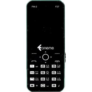                       Oneme Fm-2 F27 (Dual Sim, 6.1 Cm (2.4 Inch) Display, 3000 Mah Battery, Green)                                              