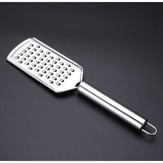                       MANNAT Pure Stainless Steel Hand held Heavy Duty Cheese Grater, Lemon, Ginger, Garlic,Chocolate, Vegetables, Fruits                                              