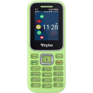 Tryto T1 310Pro (Dual Sim, 4.57 Cm (1.8 Inch) Display, 1000 Mah Battery, Green) Tryto T1 310Pro (Dual Sim, 4.57 Cm (1.8 Inch) Display, 1000 Mah Battery, Green)