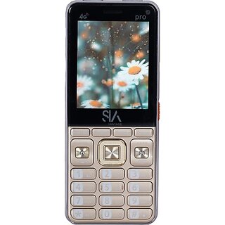 Siavantage Pro 4G (Dual Sim, 7.11 Cm (2.8 Inch) Display, 3000 Mah Battery, Gold) Siavantage Pro 4G (Dual Sim, 7.11 Cm (2.8 Inch) Display, 3000 Mah Battery, Gold)