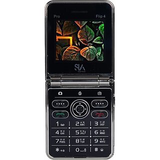                       Siavantage Pro Flip 4 (Dual Sim, 6.1 Cm (2.4 Inch) Display, 1500 Mah Battery, Gold)                                              