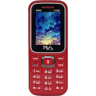 Siavantage Pro 310C (Dual Sim, 4.57 Cm (1.8 Inch) Display, 1000 Mah Battery, Red) Siavantage Pro 310C (Dual Sim, 4.57 Cm (1.8 Inch) Display, 1000 Mah Battery, Red)