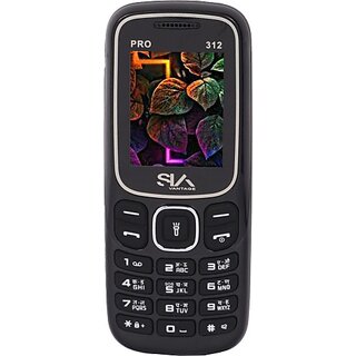 Siavantage Pro 312 (Dual Sim, 4.57 Cm (1.8 Inch) Display, 1000 Mah Battery, Black) Siavantage Pro 312 (Dual Sim, 4.57 Cm (1.8 Inch) Display, 1000 Mah Battery, Black)