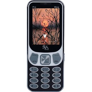 Siavantage Pro Wow (Dual Sim, 6.1 Cm (2.4 Inch) Display, 2500 Mah Battery, Blue) Siavantage Pro Wow (Dual Sim, 6.1 Cm (2.4 Inch) Display, 2500 Mah Battery, Blue)