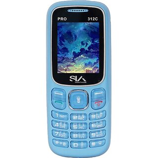                       Siavantage Pro 312C (Dual Sim, 4.57 Cm (1.8 Inch) Display, 1000 Mah Battery, Blue)                                              