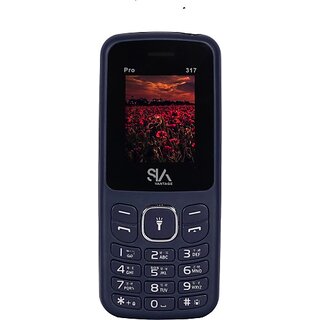 Siavantage Pro 317 (Dual Sim, 4.57 Cm (1.8 Inch) Display, 1000 Mah Battery, Blue) Siavantage Pro 317 (Dual Sim, 4.57 Cm (1.8 Inch) Display, 1000 Mah Battery, Blue)