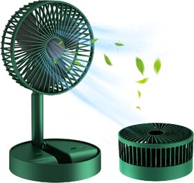 Kawachi 3-Speed 360 Rotating USB Rechargeable Wireless Electric Portable Clip Fan for Camping, Office, and Desktop