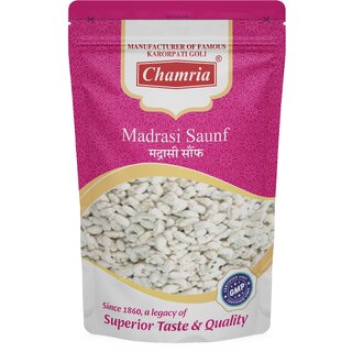                      Chamria Madrasi Saunf Mouth Freshener 120 Gm Pouch (Pack of 1)                                              