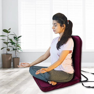 Meditation floor chair back support online