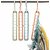 S4 Magic Hangers Nine Holes Hangers Space Saving Clothes Hangers Closet Organizer Hanger Pack of 3