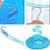 5 Meters Windprood Anti-Slip Clothes Washing Line Drying Nylon Rope with Hooks 2pc