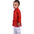 Kid Kupboard Cotton Baby Boys Kurta and Pyjama Set, Maroon and White, Full-Sleeves, 2-3 Years KIDS6279