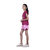 Kid Kupboard Cotton Girls T-Shirt and Short Set, Purple and Pink, Half-Sleeves, 12-13 Years KIDS6297