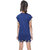 Kid Kupboard Cotton Girls T-Shirt and Short Set, Blue, Half-Sleeves, 7-8 Years KIDS6300