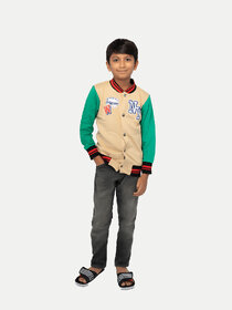 Boys Printed Sweat Jacket