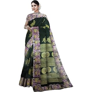 Women's Pure Cotton Printed Saree With Separate Blouse Piece Saree 5.5M Blouse 0.8M Women's Pure Cotton Printed Saree With Separate Blouse Piece Saree 5.5M Blouse 0.8M