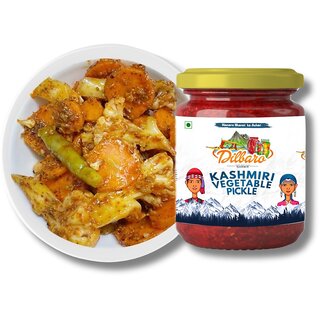                       Kashmiri Mix Vagetable Pickle 250 gm                                              