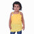 Kid Kupboard Cotton Baby Girls Top, Light Yellow, Sleeveless, 3-4 Years KIDS6323