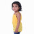 Kid Kupboard Cotton Baby Girls Top, Light Yellow, Sleeveless, 3-4 Years KIDS6323