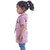 Kid Kupboard Cotton Baby Girls T-Shirt, Purple, Half-Sleeves, 3-4 Years KIDS6324