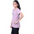 Kid Kupboard Cotton Girls T-Shirt, Purple, Half-Sleeves, 13-14 Years KIDS6337