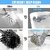 Golf Shape Silicone Toilet Brush with Self-Adhesive Wall Hook Anti-drip Non-Slip Long Handle Quick  Easy Cleaning 1 Pc
