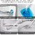 Golf Shape Silicone Toilet Brush with Self-Adhesive Wall Hook Anti-drip Non-Slip Long Handle Quick  Easy Cleaning 1 Pc