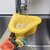 (Pack of 2) Multipurpose Plastic Kitchen Sink Organizer Corner Dish Drying Rack Sink Basket for Washing Vegetables Fruits Sink Dustbin, Swan Shape